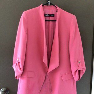 Hot pink Zara Blazer